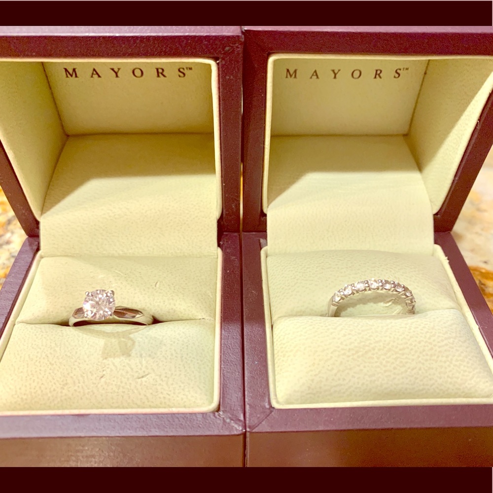 💎 Host Pick Diamond Engagement ring/Wedding band